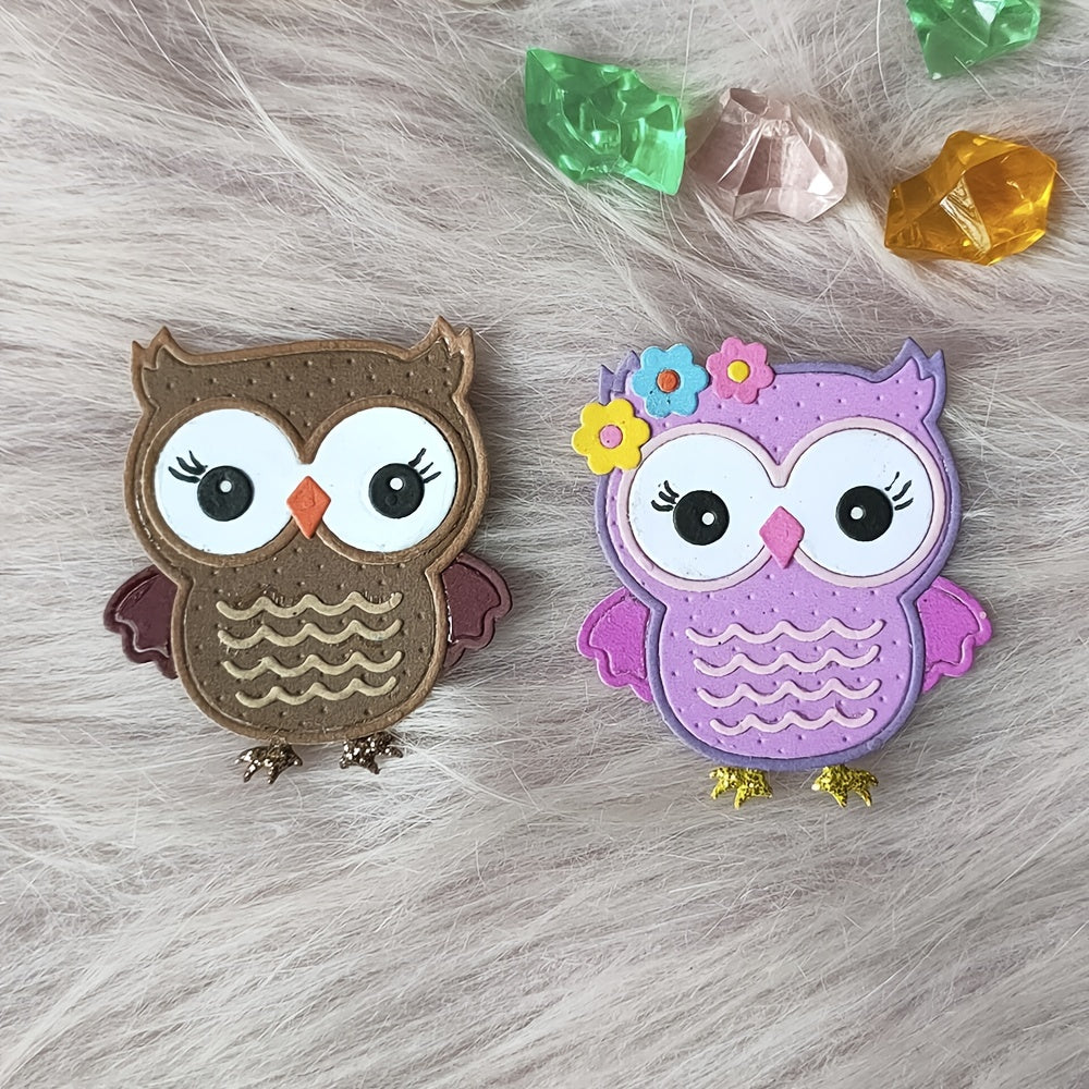 Educational Owl Cutting Dies DIY Metal Punch Stencils