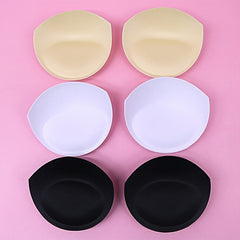 3 Pairs Sponge Bra Insert Pads Anti-Concave Chest Enhancer Women's Lingerie