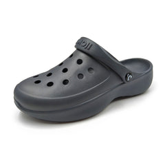 Men's Non Slip Clogs Garden Shoes Athletic Sandals Grey