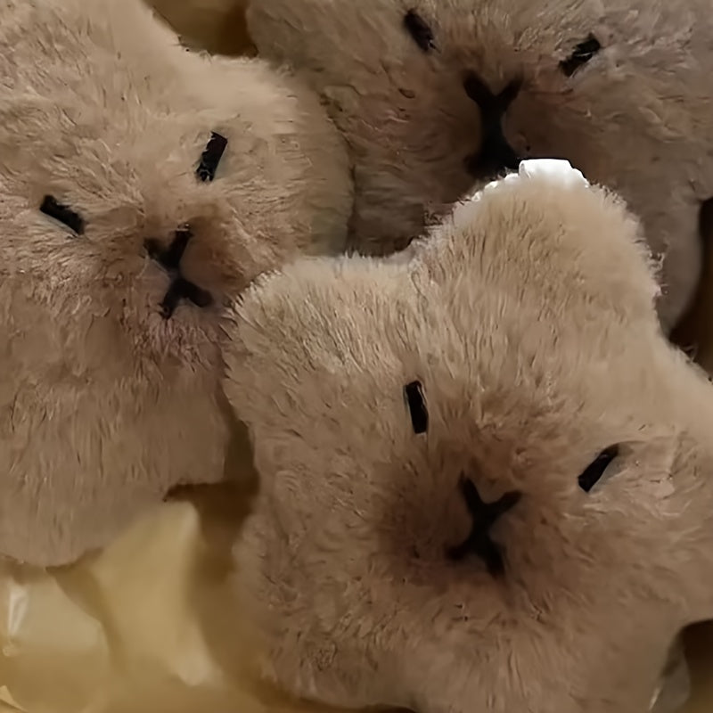 Cute Fluffy Plush Toy Doll Keychain for Bags & Keys