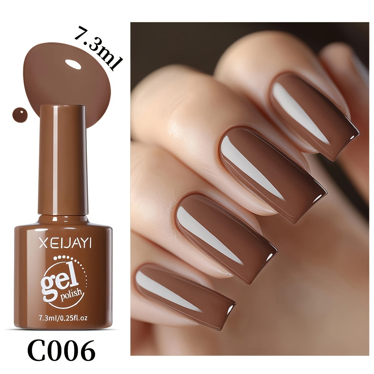 Autumn & Winter Gel Nail Polish Collection 9 Shades UV LED Soak Off Alcohol Glos