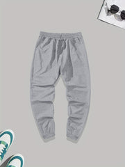 Bull Pattern Joggers Men's Loose Fit Sweatpants
