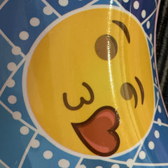1pc Inflatable Smiley Face Swimming Ring Outdoor Pool Swim Ring