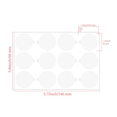 240pcs 2.5 Thickness Self-adhesive Spacer Sealing Sticker