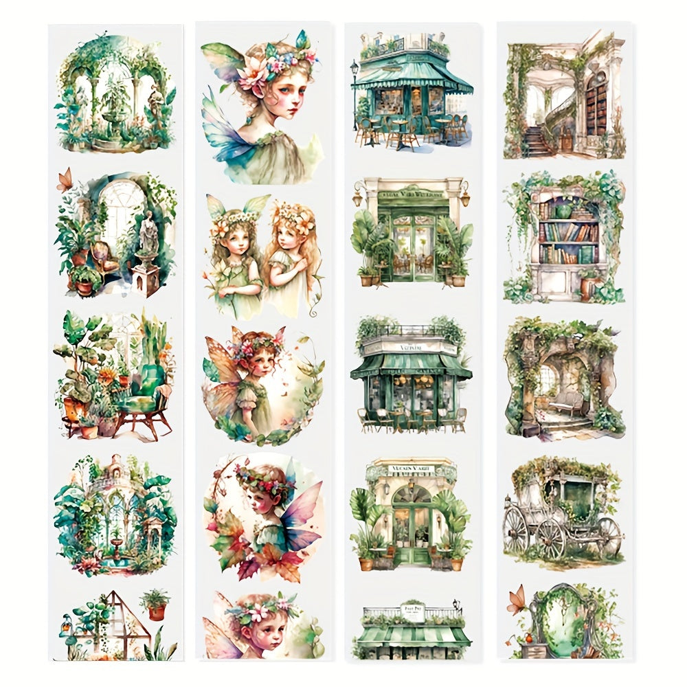 Castle Series Transparent Tape for Scrapbook & Diary Stickers