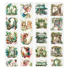 Castle Series Transparent Tape for Scrapbook & Diary Stickers
