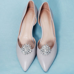 Metal Rhinestones Faux Pearl Alloy Shoe Clips Wedding Party Jewelry Charms