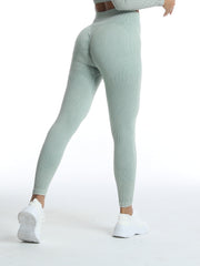 High Waist Yoga Sports Leggings Moisture Absorbing Workout Slimming Pants