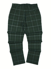 Men's Plaid Striped Slim Fit Trousers