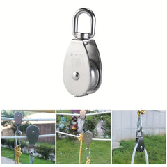 304 Stainless Steel M15 Single Pulley Block Wire Rope Pulley