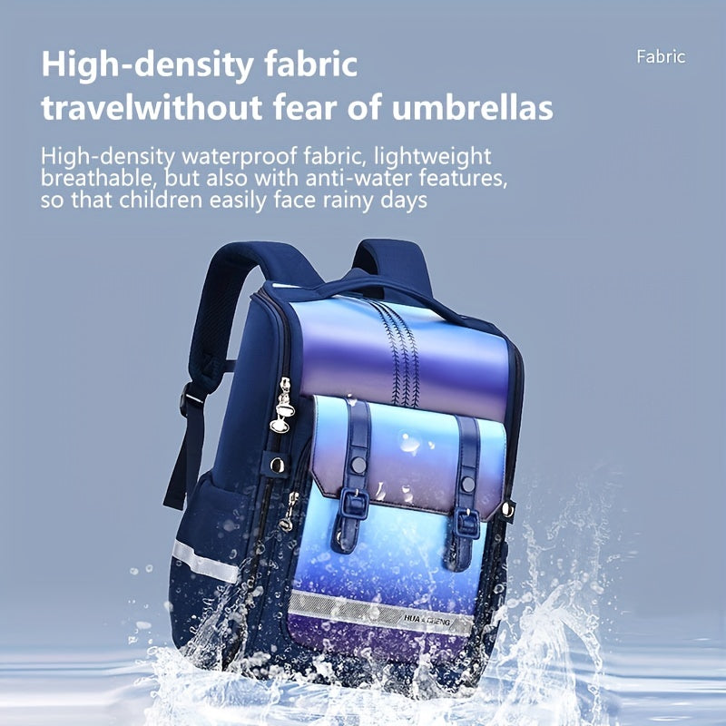 Kids Nylon Waterproof Backpack for School 1-4 Grade