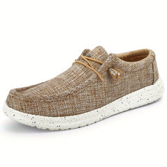 Men's Lightweight Slip On Casual Shoes Breathable Canvas Non Slip Shoes