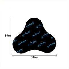 Double Sided Rug Tape Non Slip Reusable Washable Carpet Floor Mat Wall - 12 Pcs