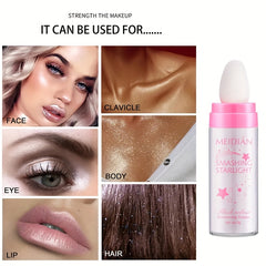 Glitter Highlighter Powder Illuminator Makeup for Fairy Glow