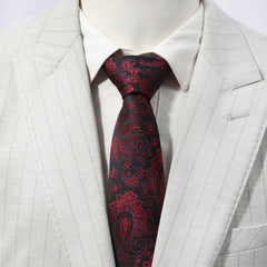 Men's Paisley Cashew Floral Ethnic Style Tie