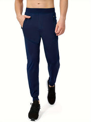 Men's Quick Dry Athletic Trousers, Lightweight Joggers for Gym Workout