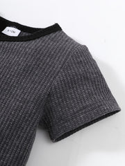 Boys Round Neck T Shirts and Shorts Set Kids Summer Clothes