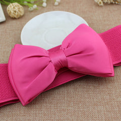 Casual Wide Belt Elastic Girdle Women Corset Dress Belts Waistband