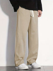 Casual Cotton Loose Fit Drawstring Pants for Men