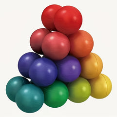 Large 15x10x2cm Rainbow Decompression Ball Toy