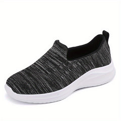 Women's Breathable Knit Slip-On Sneakers Lightweight Outdoor Shoes