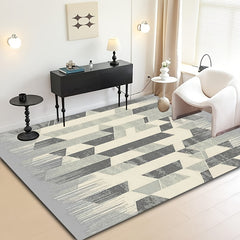 Nordic Minimalist Striped Floor Mat for Living Room and Bedroom
