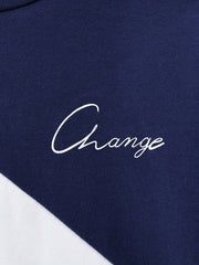 Boys Stylish Block CHANGE Letter Print Sweatshirt