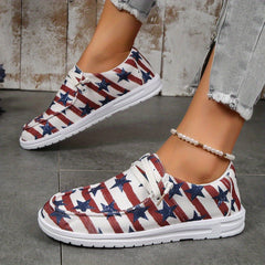 Women's Star Graphic Loafers & Striped Sneakers