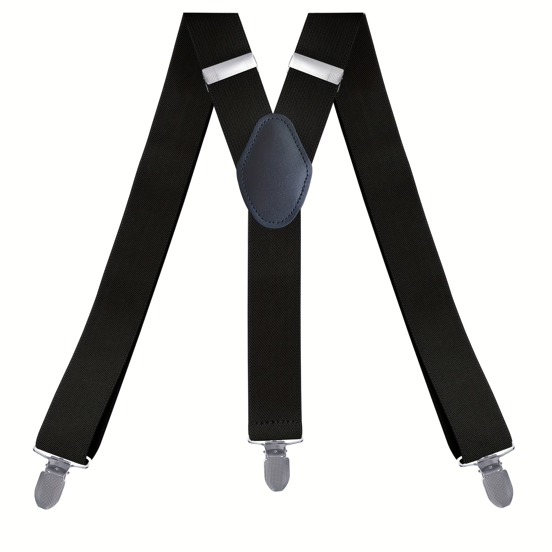 Men's Y-Shaped Elastic Trousers Suspenders - Pack of 3