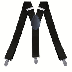 Men's Y-Shaped Elastic Trousers Suspenders - Pack of 3