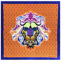 Lion Bandana Silk Tube Top Casual Shawl Scarf Wrap