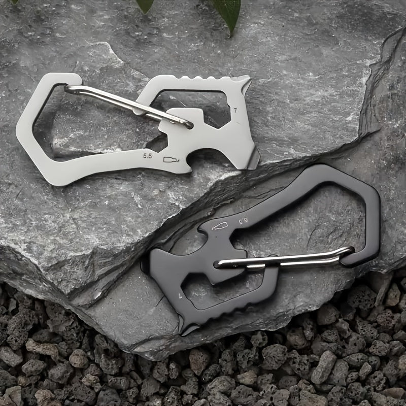 Portable Multifunctional Carabiner: Ideal for Outdoor Activities