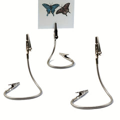 Universal Curved Double Headed Crocodile Clip with Tag Clip Flexible Hose