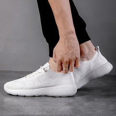 Men's Breathable Running Shoes Non Slip Lace Up Sneakers