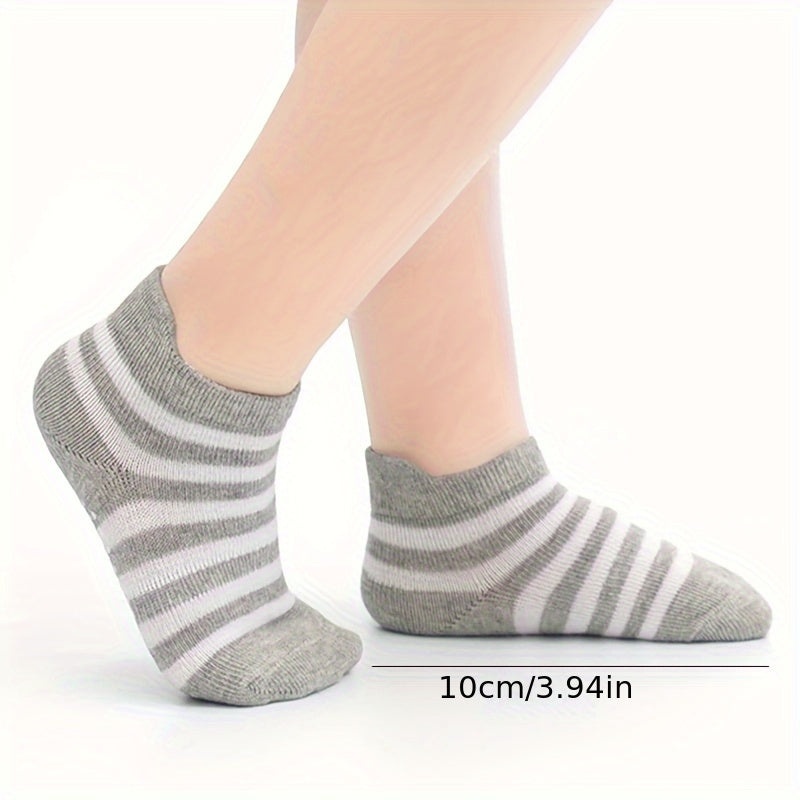 6pairs Baby Non slip Ankle Socks Boys & Girls