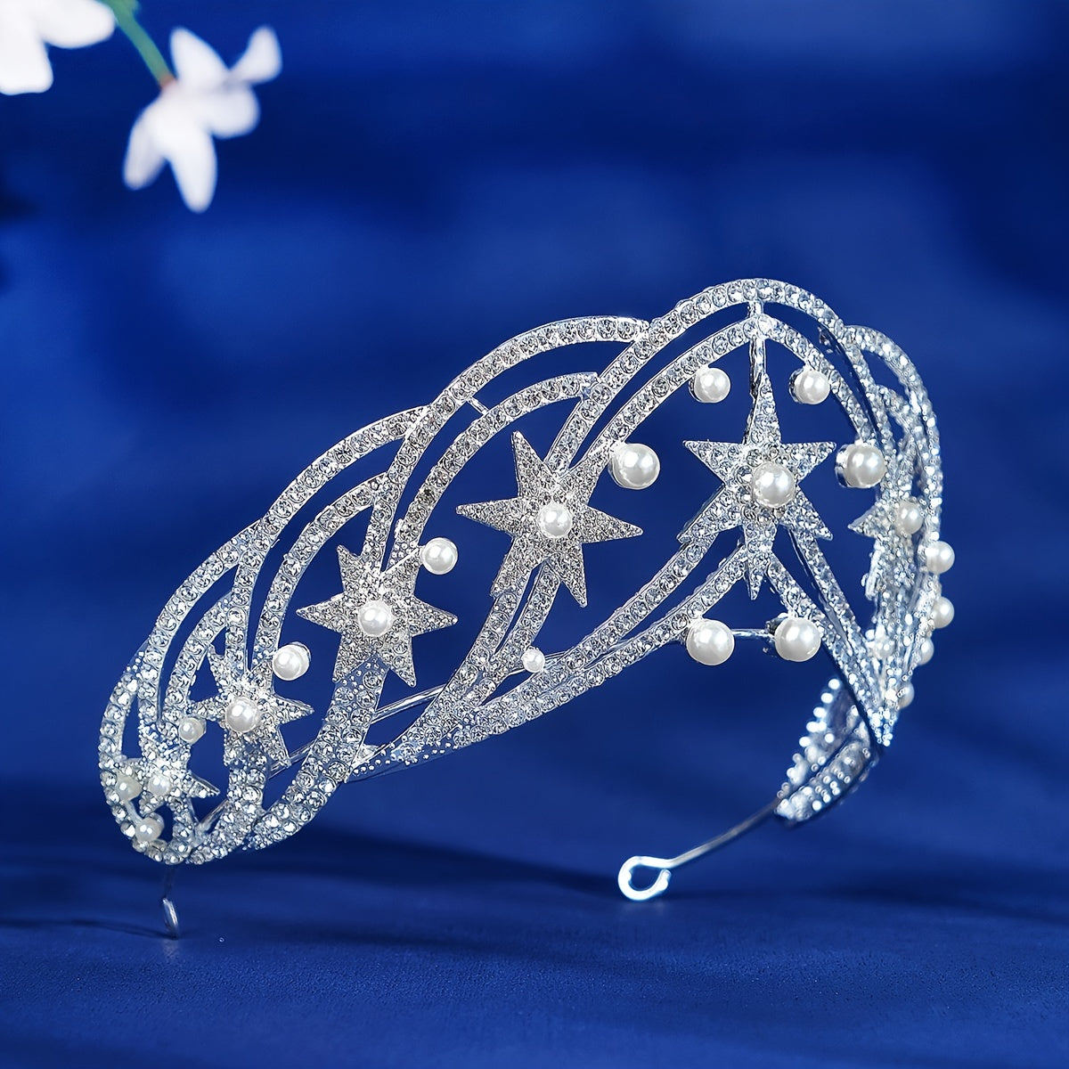 Baroque Crystal Bridal Tiaras Crown Zircon Bridal Crown For Weddings