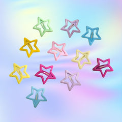 10pcs Princess Hair Clips Luminous and Decorative for Girls