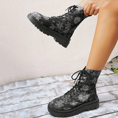 Women's Non slip Top Motorcycle Boots Comfortable Outdoor Shoes