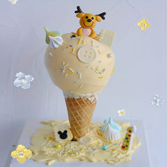 1pc Donut Ice Cream Cake Stake Holder Bracket Birthday Cake Dessert