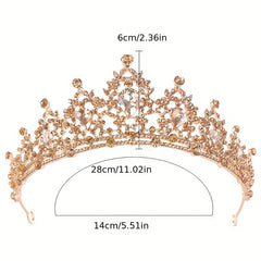 Crystal Wedding Crown Rhinestone Hairband Headband Girls Princess Tiara