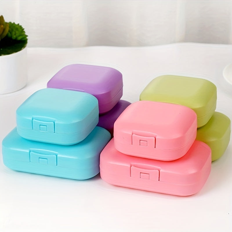 Travel Soap Holder Rectangular Plastic Storage Box Bathroom Accessories