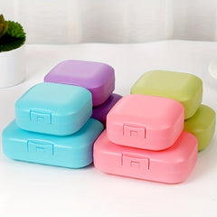 Travel Soap Holder Rectangular Plastic Storage Box Bathroom Accessories