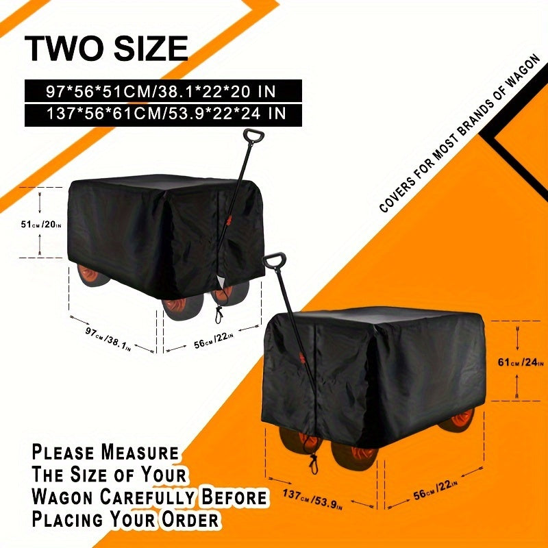 Folding Wagon Cart Cover Outdoor Waterproof Dustproof UV Resistant Camping