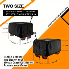 Folding Wagon Cart Cover Outdoor Waterproof Dustproof UV Resistant Camping