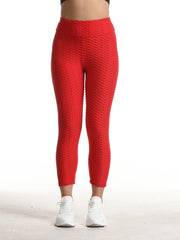 Honeycomb Butt Lifting High Waist Yoga Leggings