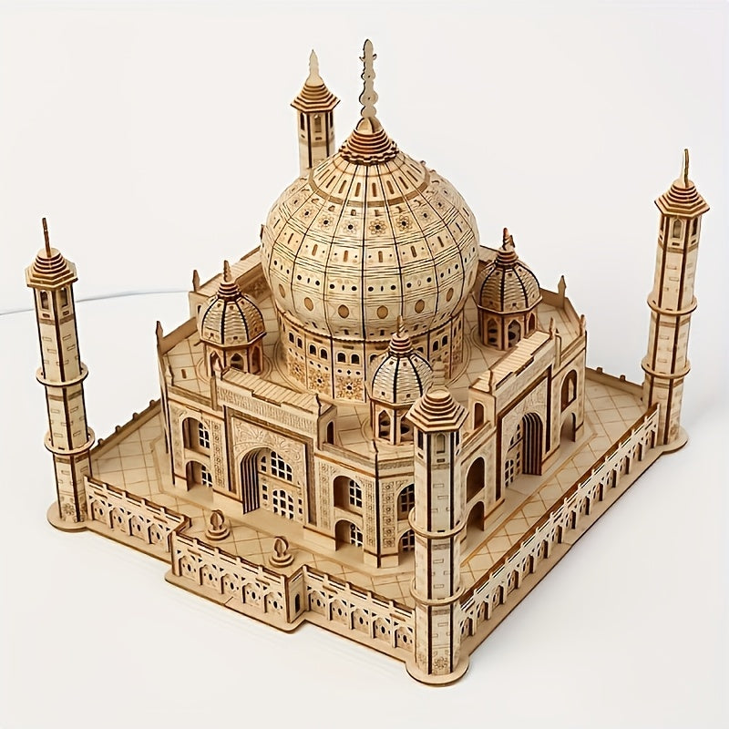Islamic Architecture Wood Puzzle Kit DIY Craft Hobbyists