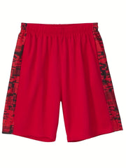 Quick Drying Pleated Shorts Men's Casual Stretch for Summer Gym