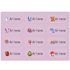 Custom Name Stickers for Kids School Clothes and Bags