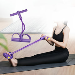 Resistance Band With Pedals for Home Fitness