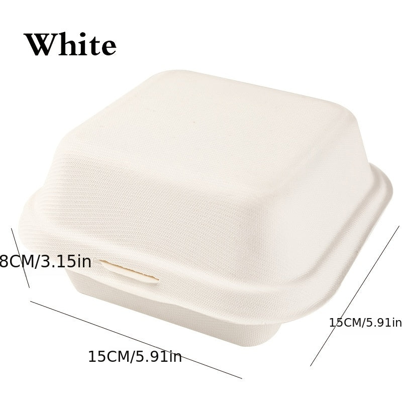 10pcs Disposable Cake Box Paper Pulp Hand Painted Biodegradable